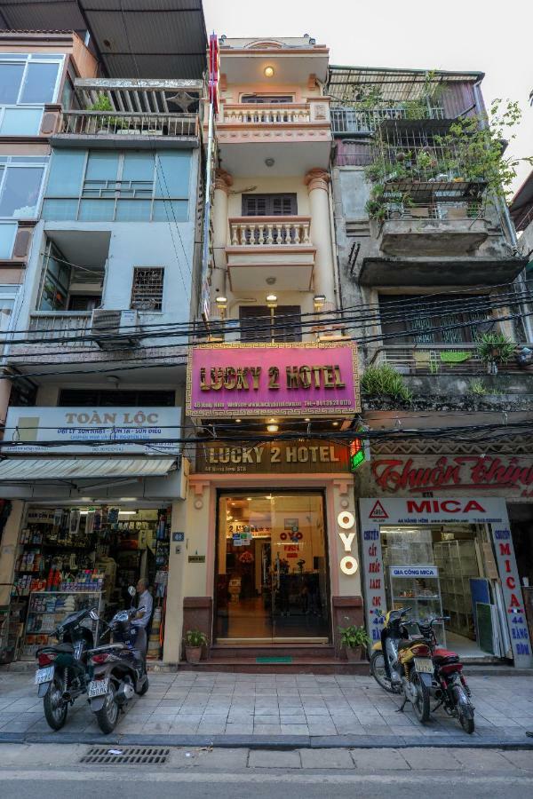 Lucky 2 Hotel & Travel Hanoi Exteriör bild